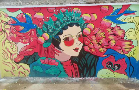 惠安墙体彩绘-网红墙