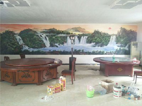 惠安墙绘-写实风景