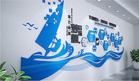 惠安海浪主题文化墙如何设计?
