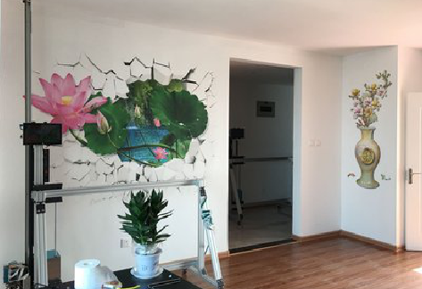 惠安墙体彩绘相比墙纸的优势。