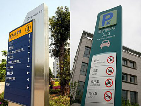 惠安导向标识的设计作用。