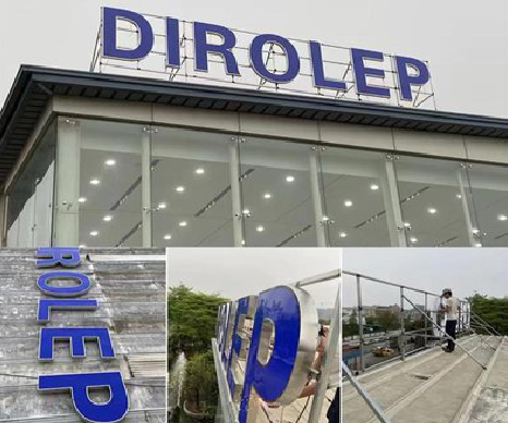 惠安楼顶发光字安装的注意事项。